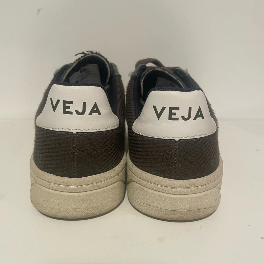 Veja Brown and White Sneakers - Picture 6 of 9